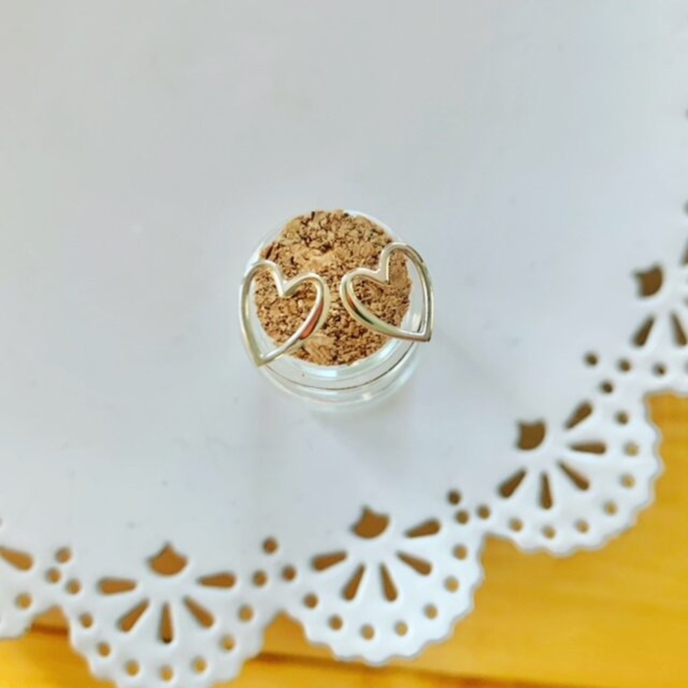 Heart Post Earrings